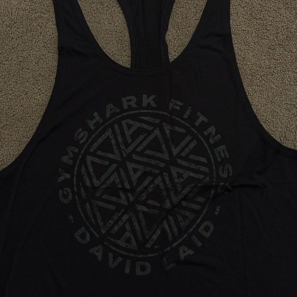 GYMSHARK DAVID LAID STRINGER BLACK (sold out) - Picture 4 of 6